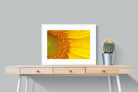 Radiant Sunflower-Wall_Art-80 x 60cm-Framed Print-White-Pixalot