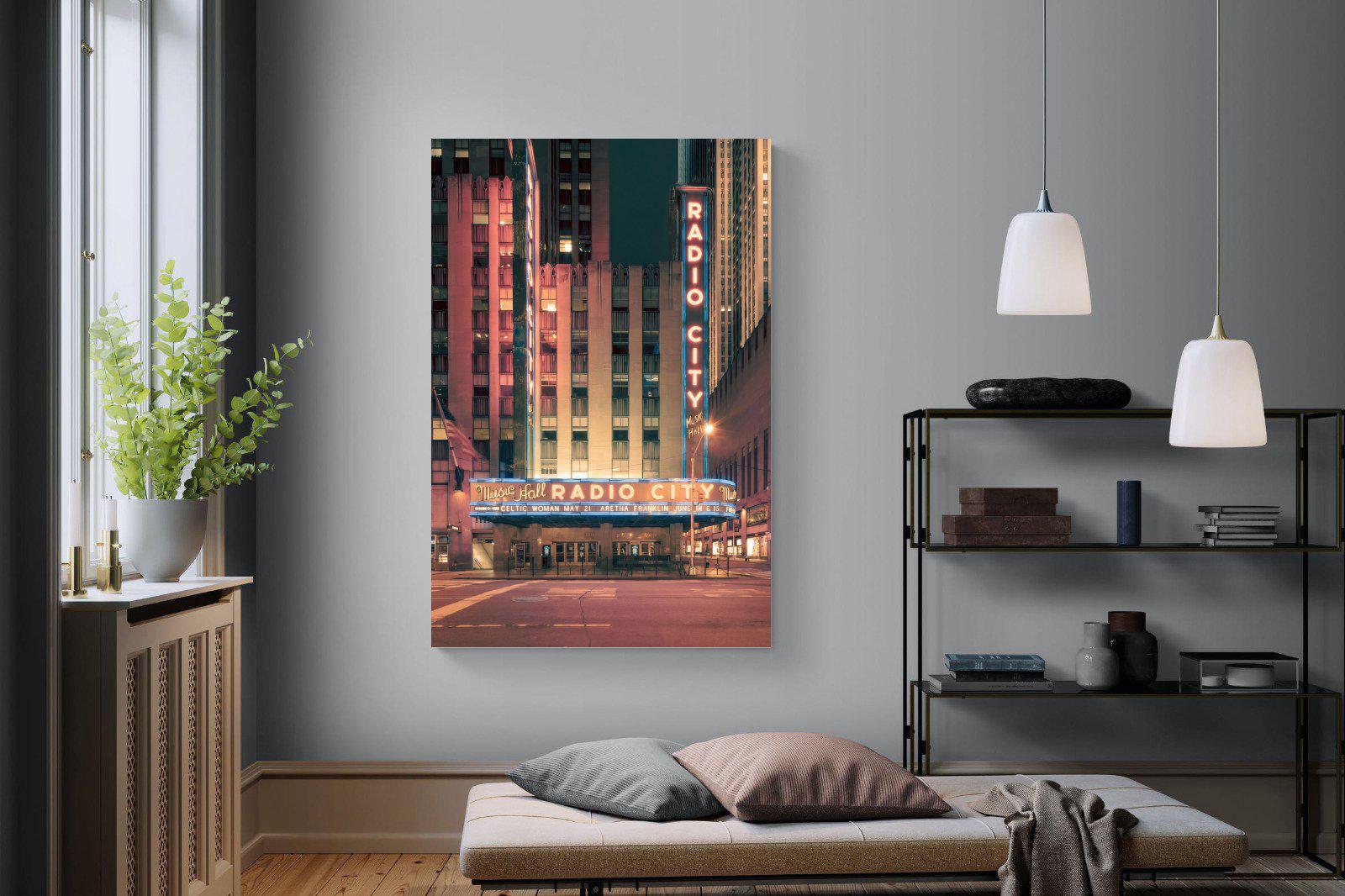 Radio City-Wall_Art-120 x 180cm-Mounted Canvas-No Frame-Pixalot