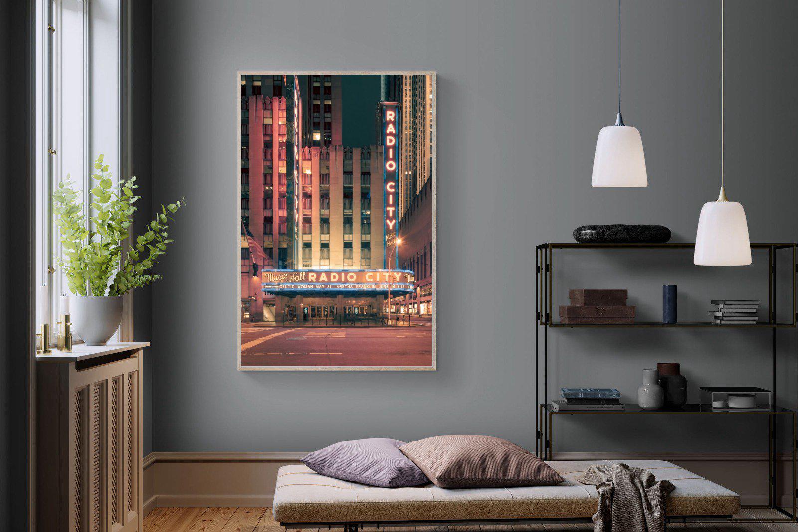 Radio City-Wall_Art-120 x 180cm-Mounted Canvas-Wood-Pixalot