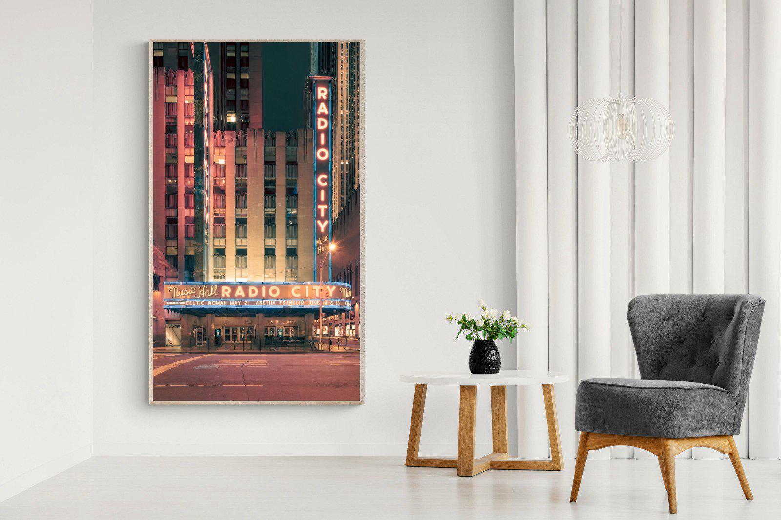 Radio City-Wall_Art-130 x 220cm-Mounted Canvas-Wood-Pixalot