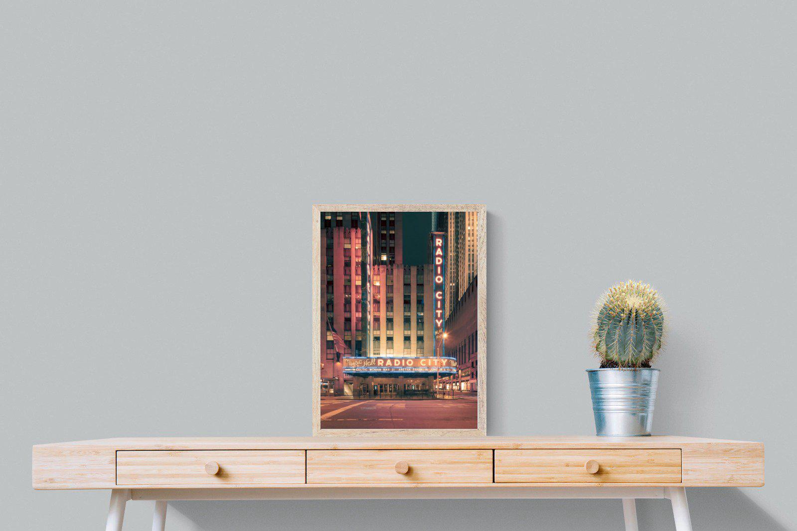 Radio City-Wall_Art-45 x 60cm-Mounted Canvas-Wood-Pixalot