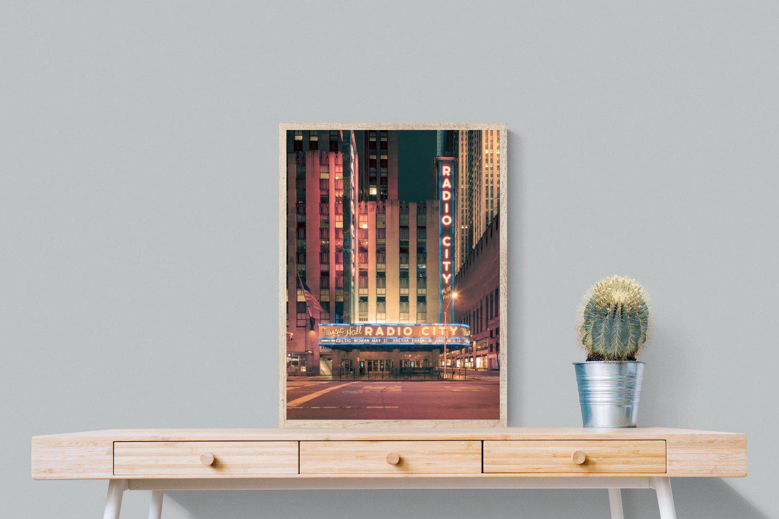 Radio City-Wall_Art-60 x 80cm-Mounted Canvas-Wood-Pixalot
