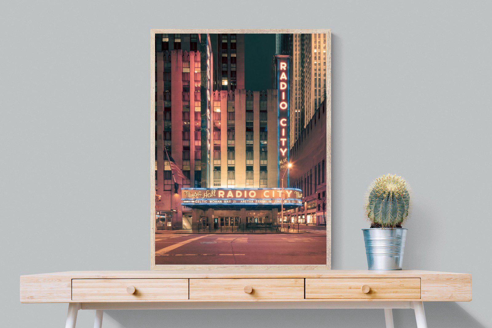 Radio City-Wall_Art-75 x 100cm-Mounted Canvas-Wood-Pixalot