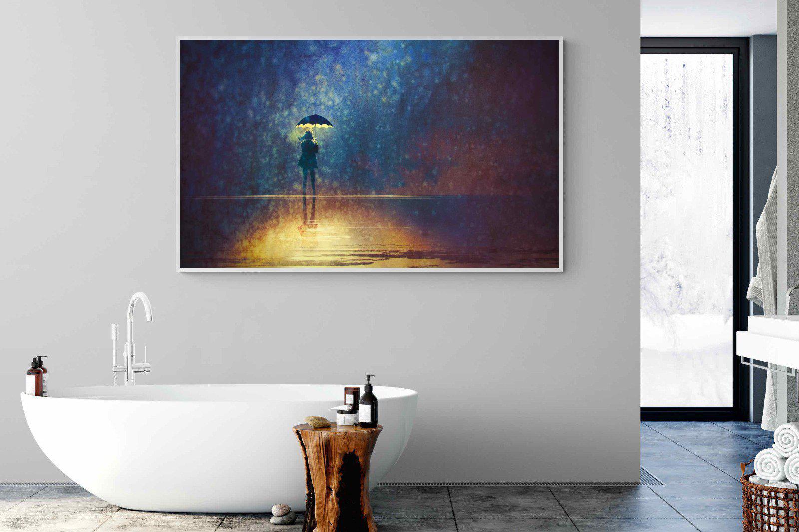 Rain Art-Wall_Art-180 x 110cm-Mounted Canvas-White-Pixalot