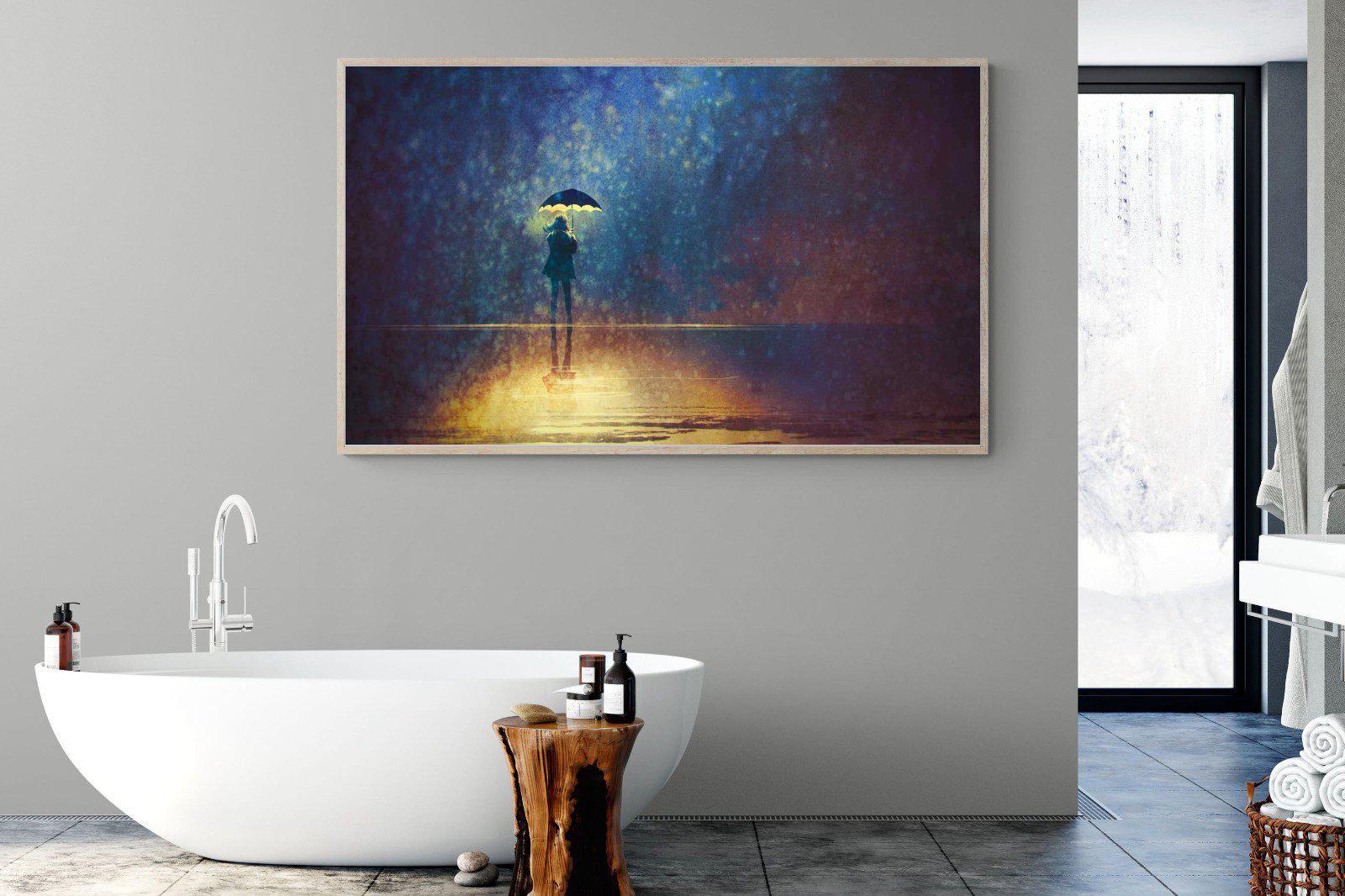 Rain Art-Wall_Art-180 x 110cm-Mounted Canvas-Wood-Pixalot