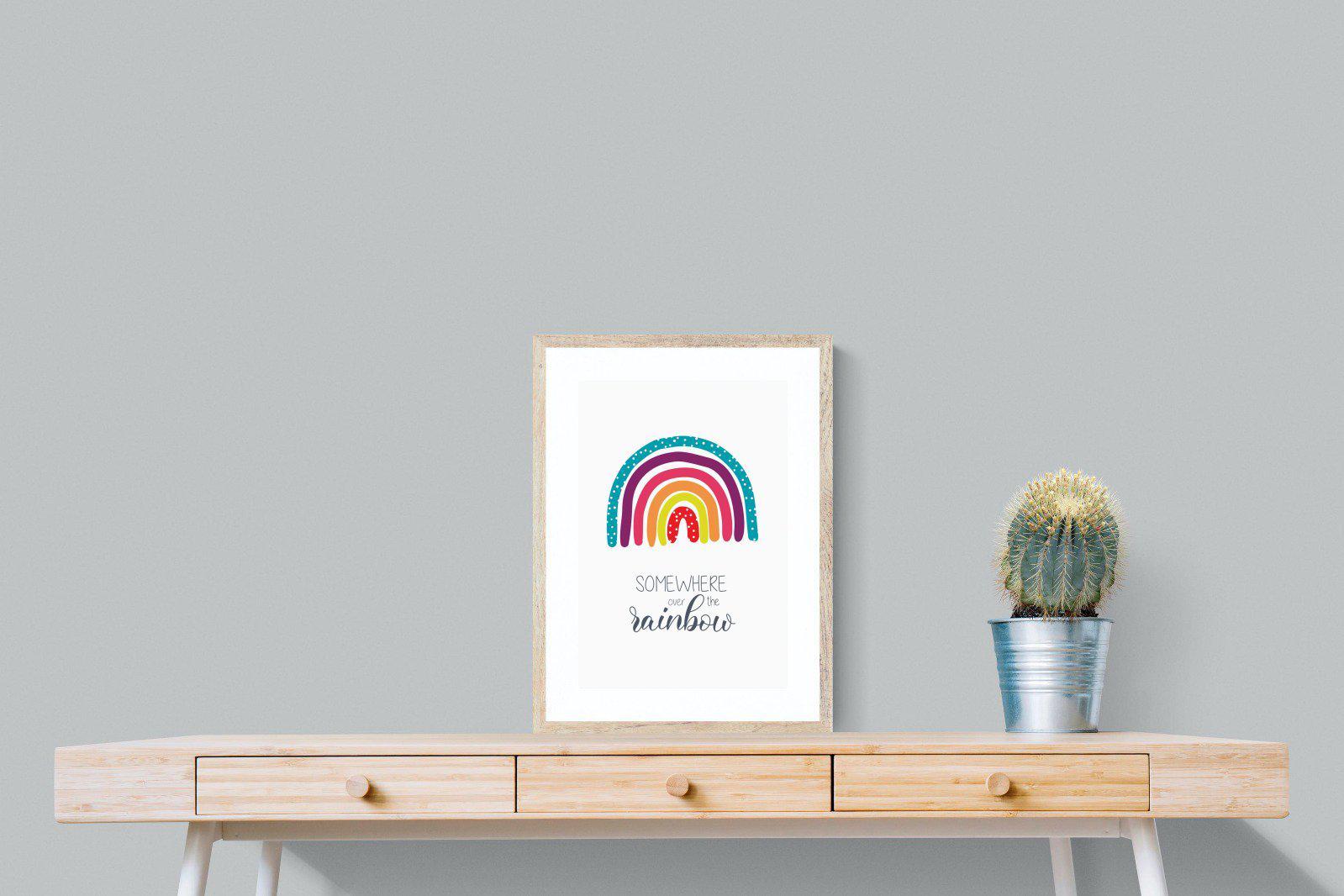 Rainbow-Wall_Art-45 x 60cm-Framed Print-Wood-Pixalot