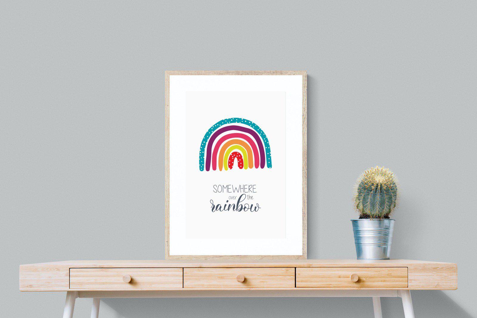 Rainbow-Wall_Art-60 x 80cm-Framed Print-Wood-Pixalot