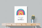 Rainbow-Wall_Art-60 x 80cm-Mounted Canvas-No Frame-Pixalot