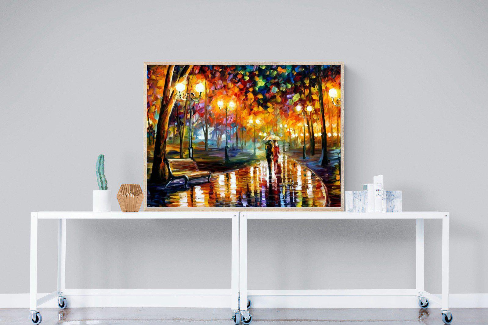 Rain's Rustle-Wall_Art-120 x 90cm-Mounted Canvas-Wood-Pixalot