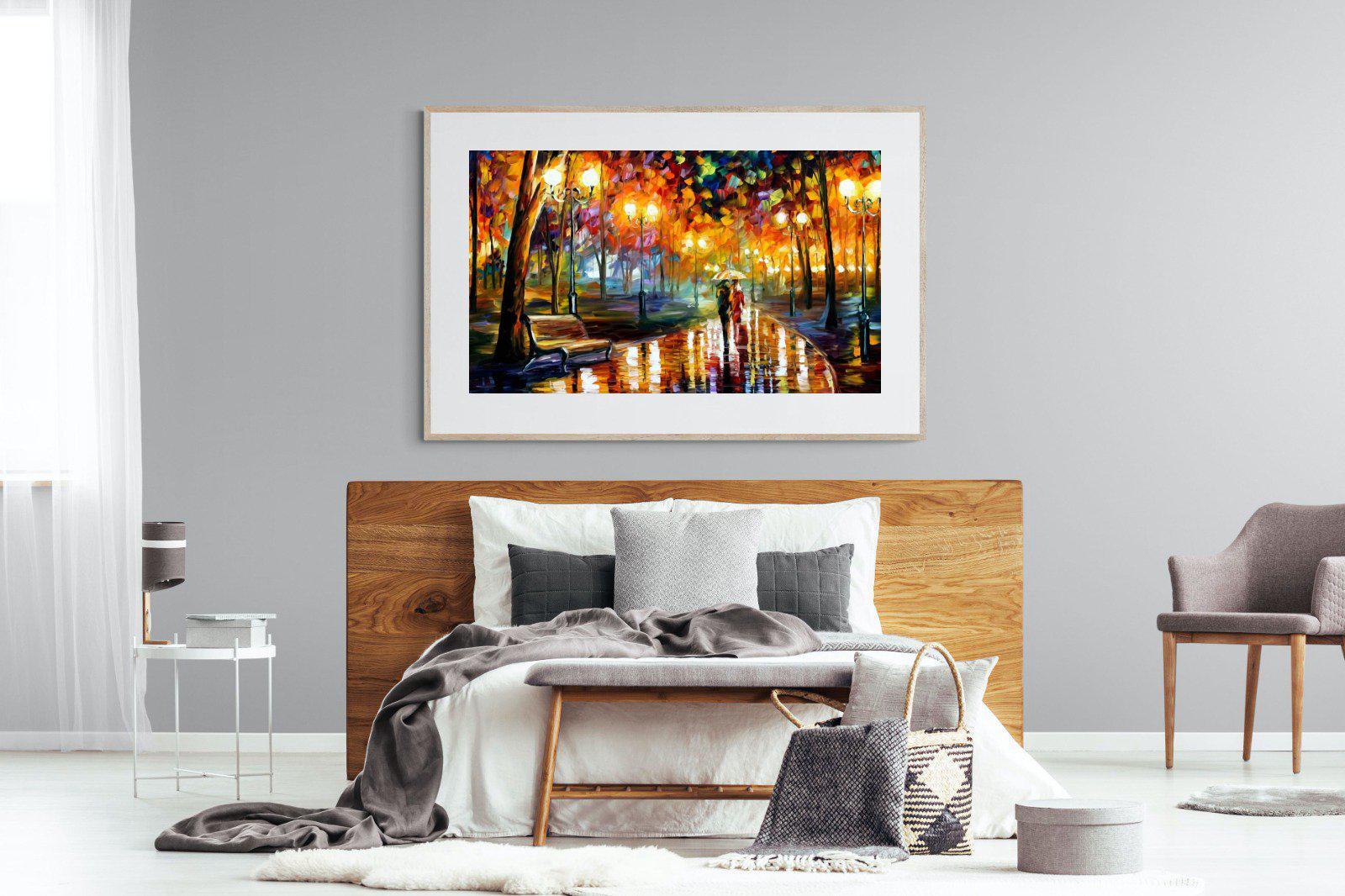 Rain's Rustle-Wall_Art-150 x 100cm-Framed Print-Wood-Pixalot