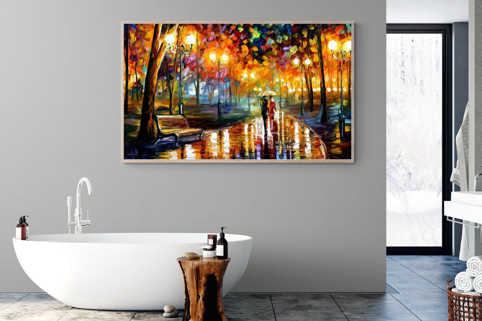 Rain's Rustle-Wall_Art-180 x 110cm-Mounted Canvas-Wood-Pixalot