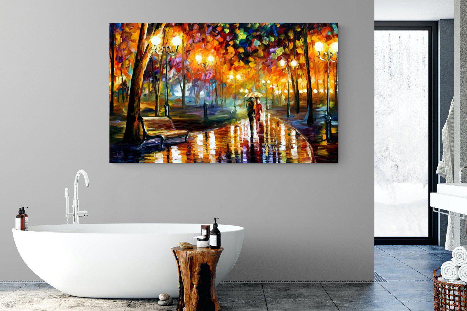 Rain's Rustle-Wall_Art-180 x 110cm-Mounted Canvas-No Frame-Pixalot