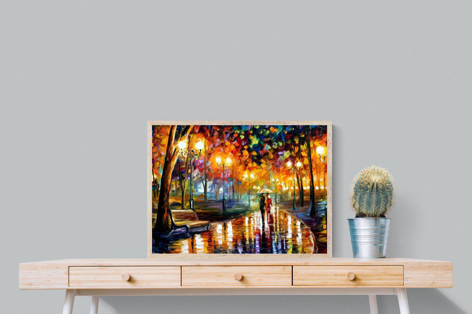 Rain's Rustle-Wall_Art-80 x 60cm-Mounted Canvas-Wood-Pixalot