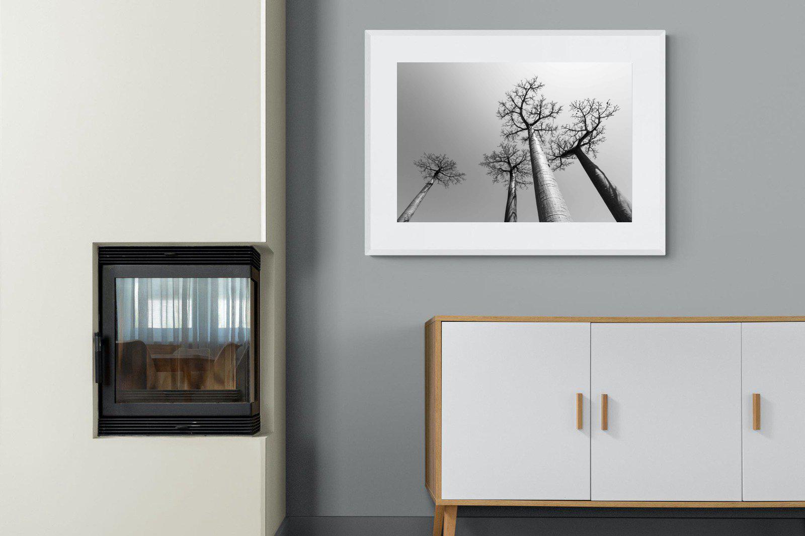 Reach Up-Wall_Art-100 x 75cm-Framed Print-White-Pixalot