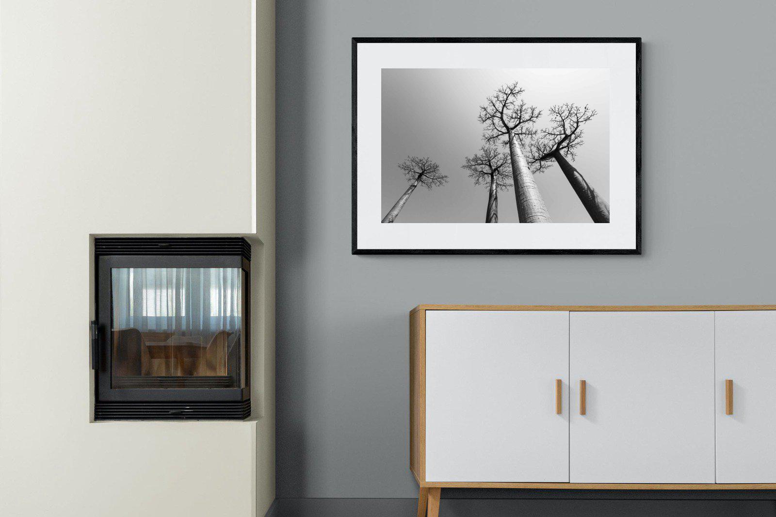 Reach Up-Wall_Art-100 x 75cm-Framed Print-Black-Pixalot