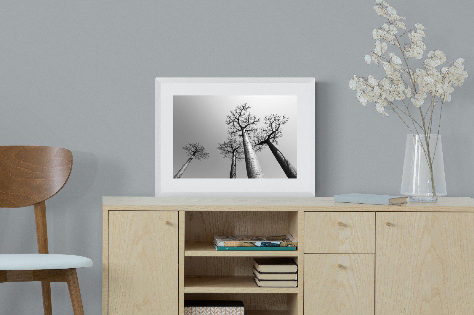 Reach Up-Wall_Art-60 x 45cm-Framed Print-White-Pixalot