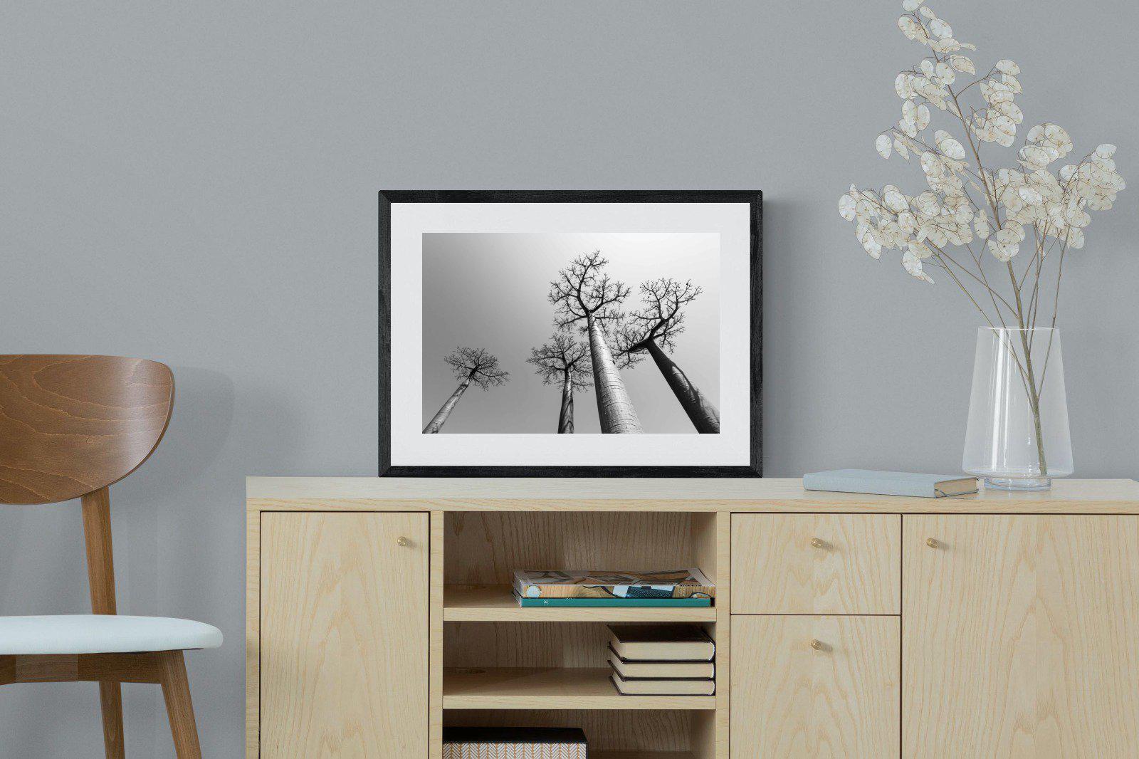 Reach Up-Wall_Art-60 x 45cm-Framed Print-Black-Pixalot