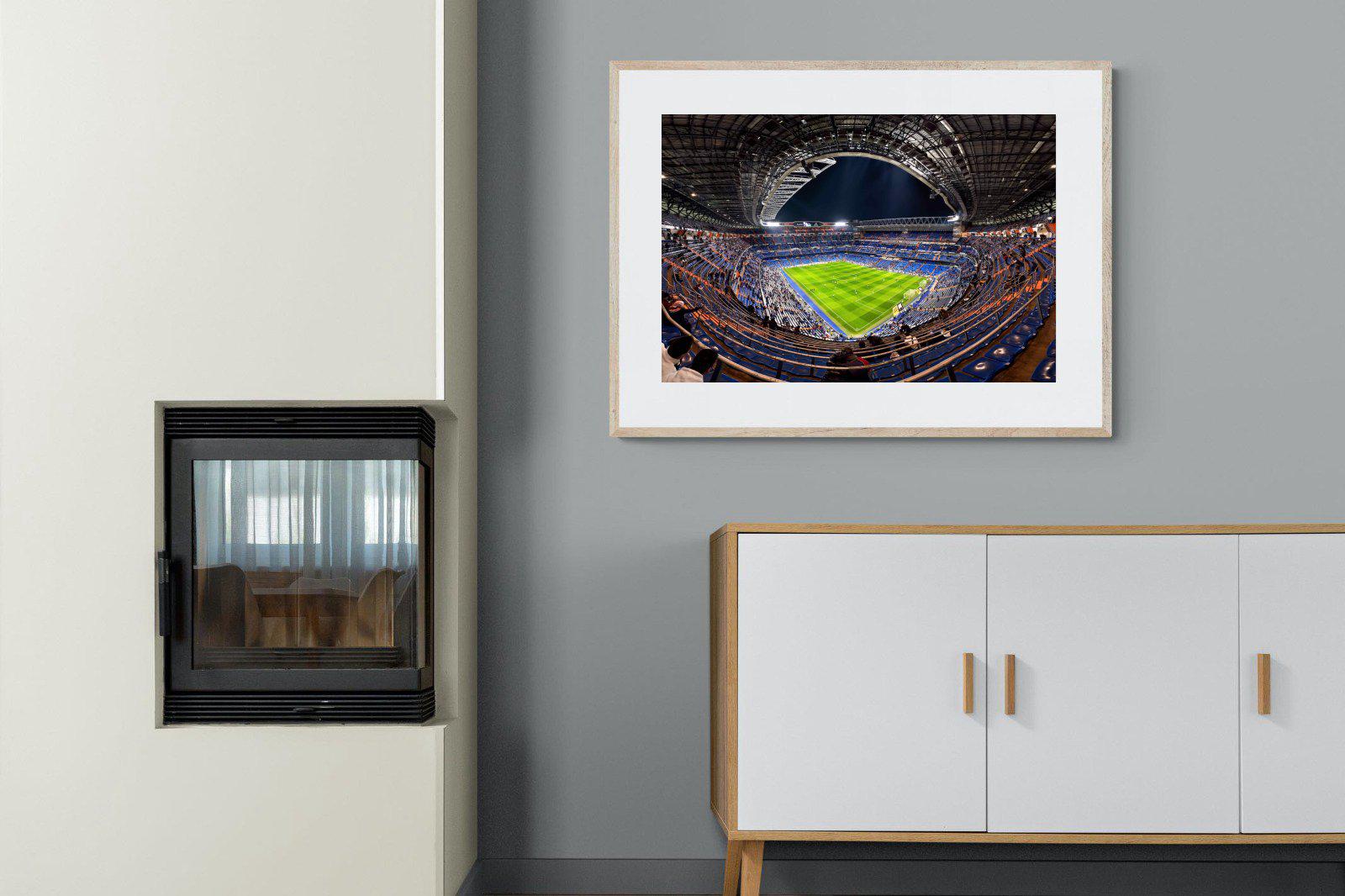 Real Madrid-Wall_Art-100 x 75cm-Framed Print-Wood-Pixalot