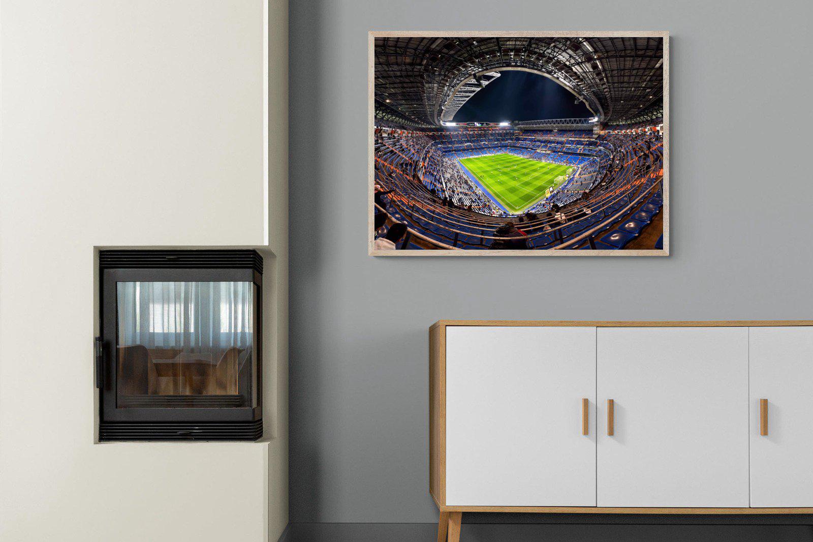 Real Madrid-Wall_Art-100 x 75cm-Mounted Canvas-Wood-Pixalot