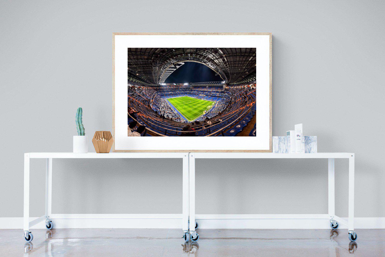 Real Madrid-Wall_Art-120 x 90cm-Framed Print-Wood-Pixalot