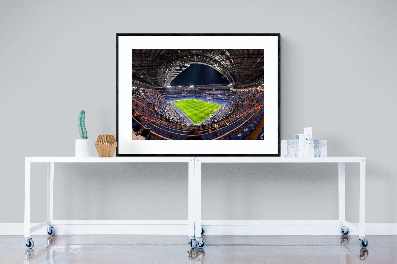 Real Madrid-Wall_Art-120 x 90cm-Framed Print-Black-Pixalot