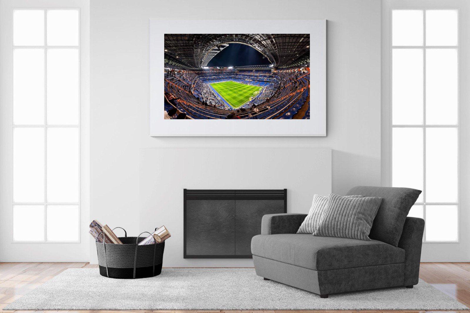 Real Madrid-Wall_Art-150 x 100cm-Framed Print-White-Pixalot