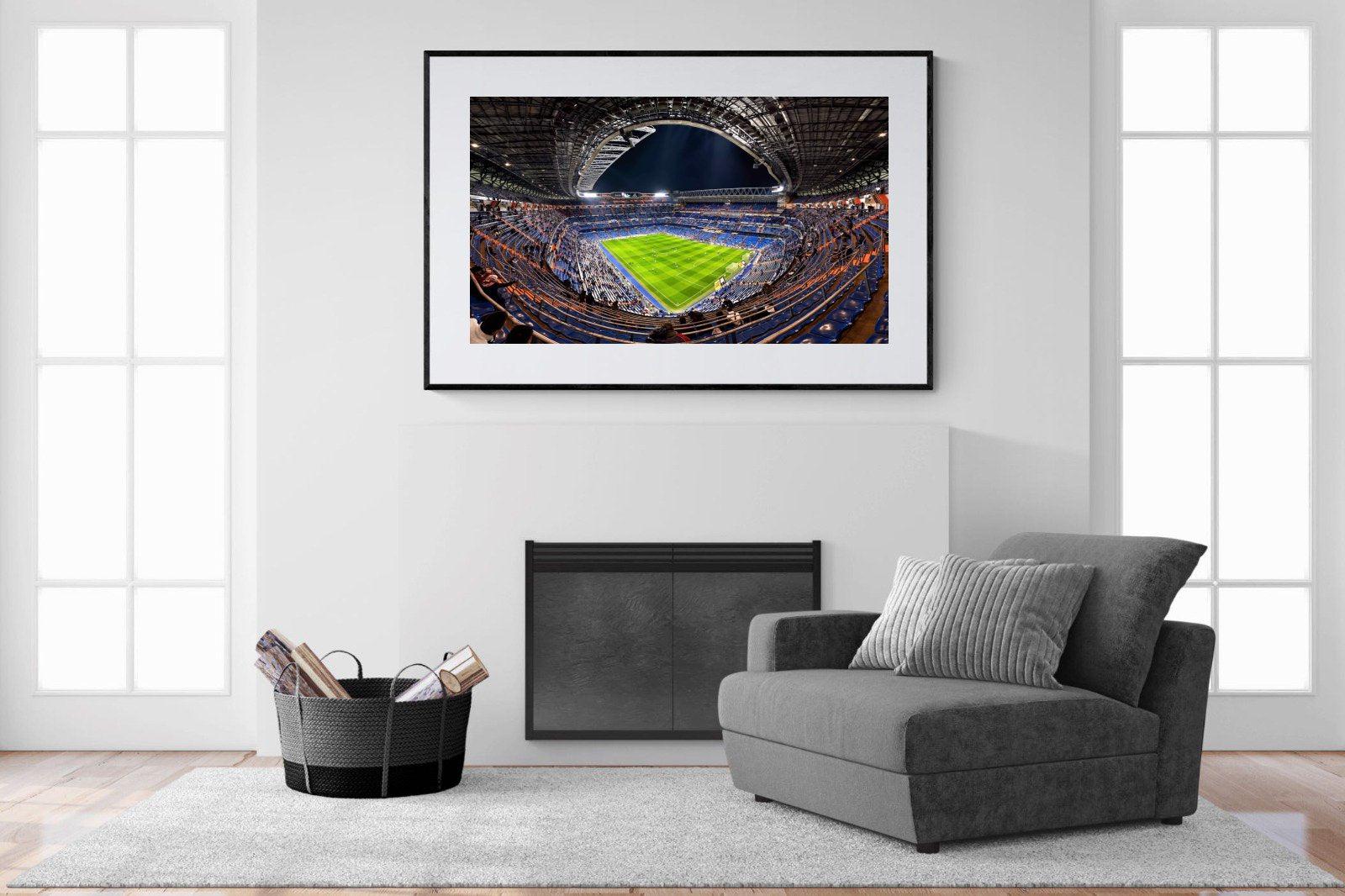 Real Madrid-Wall_Art-150 x 100cm-Framed Print-Black-Pixalot