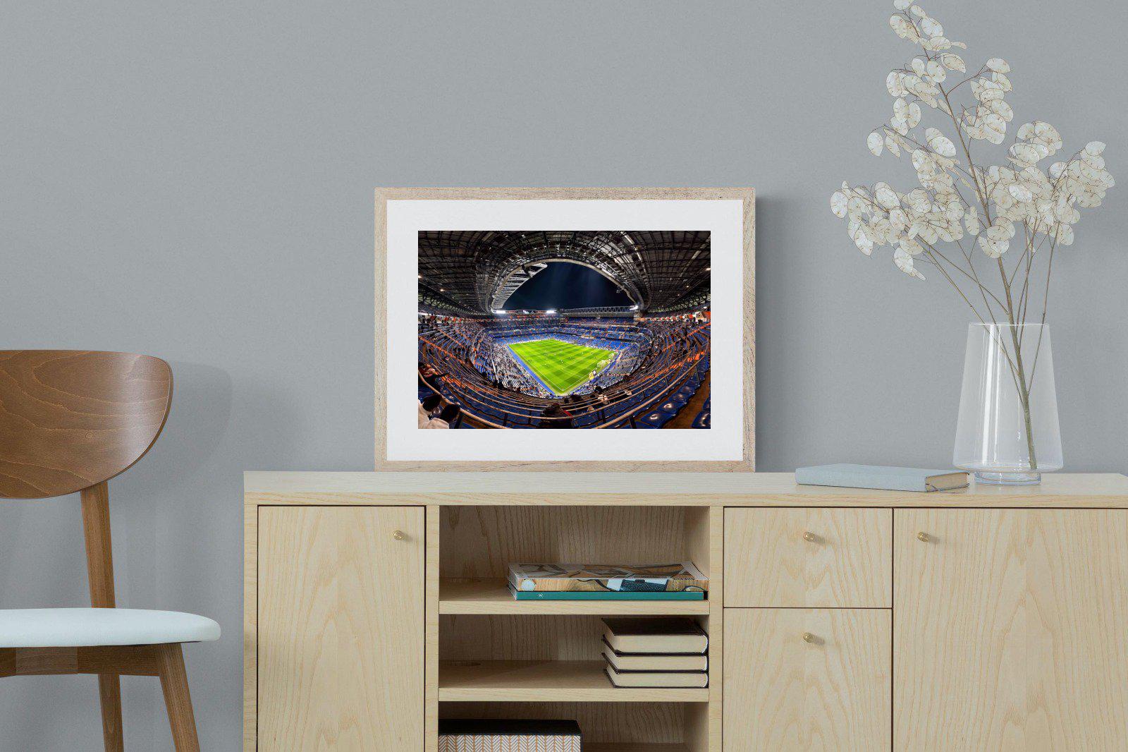 Real Madrid-Wall_Art-60 x 45cm-Framed Print-Wood-Pixalot