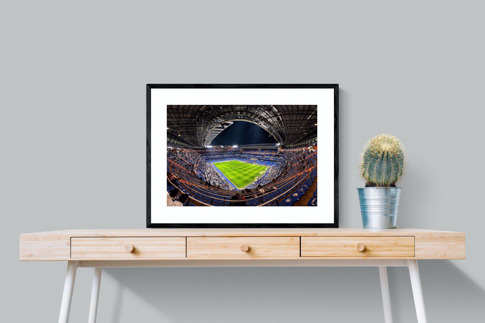 Real Madrid-Wall_Art-80 x 60cm-Framed Print-Black-Pixalot