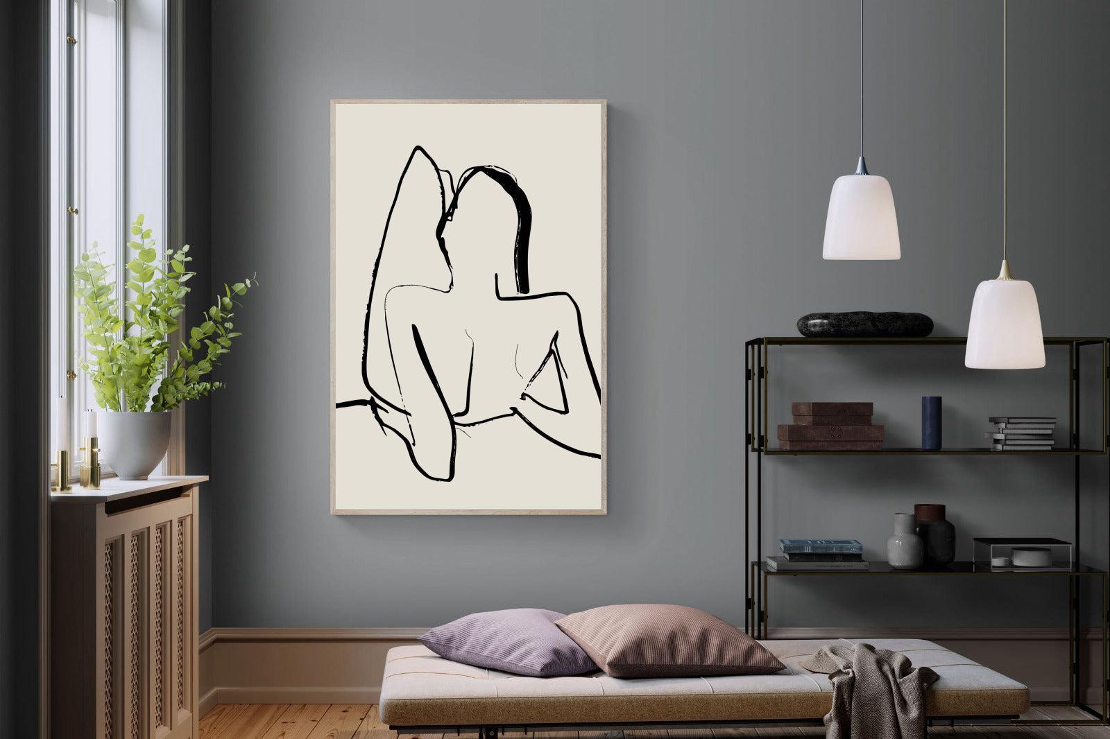 Reclined-Wall_Art-120 x 180cm-Mounted Canvas-Wood-Pixalot