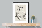 Reclined-Wall_Art-75 x 100cm-Framed Print-Black-Pixalot