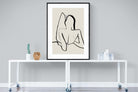 Reclined-Wall_Art-90 x 120cm-Framed Print-Black-Pixalot