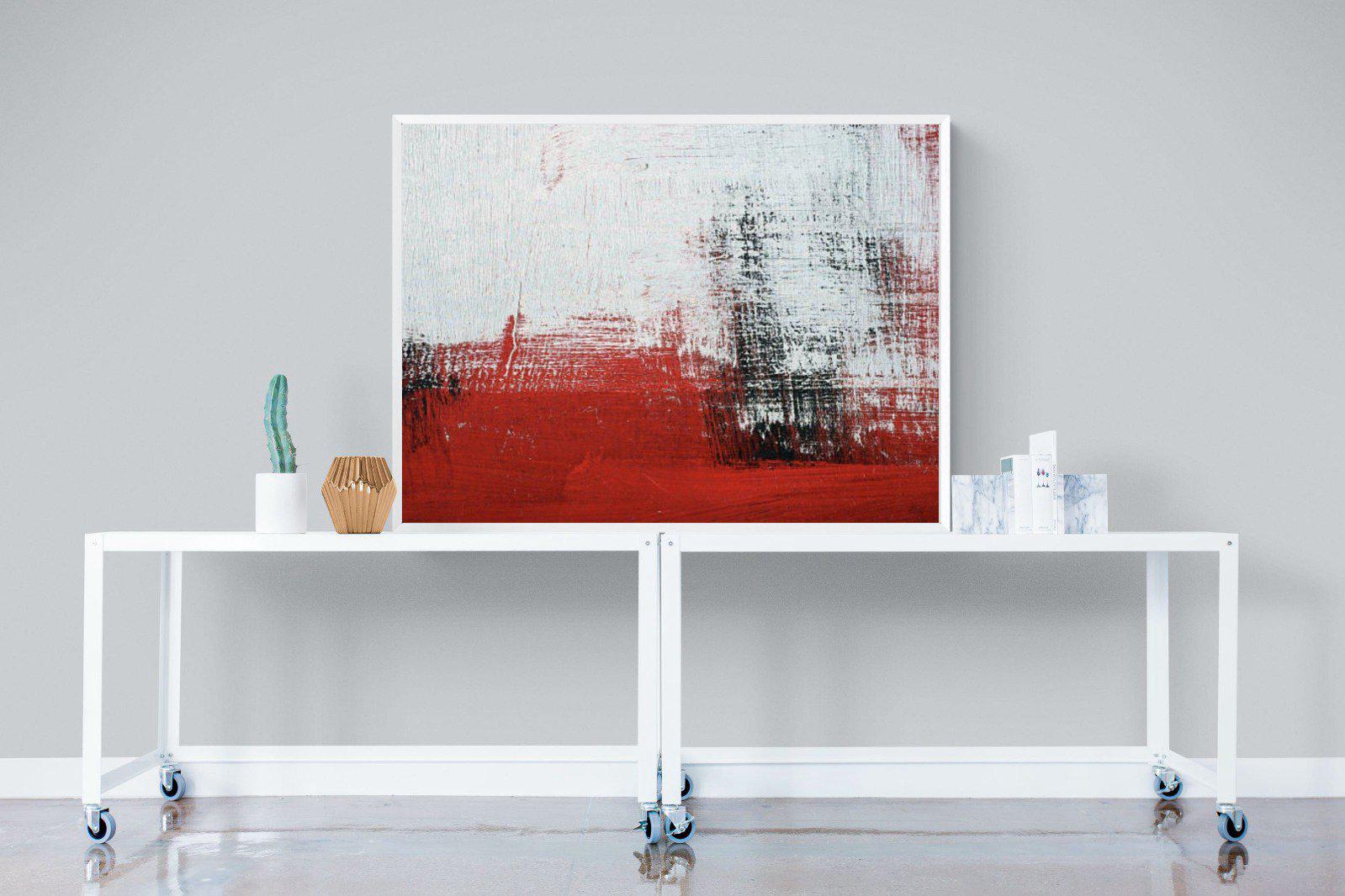 Red Earth-Wall_Art-120 x 90cm-Mounted Canvas-White-Pixalot
