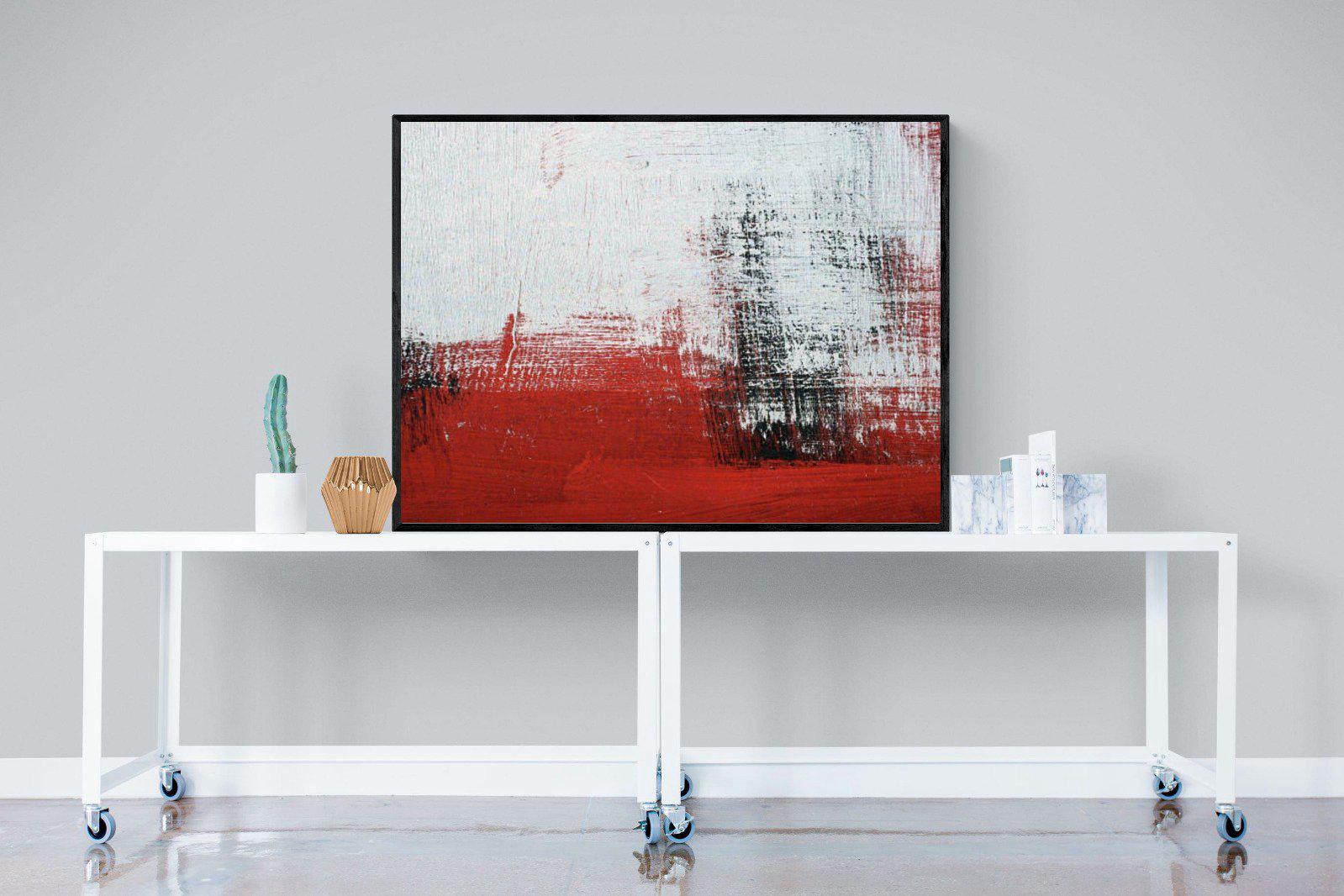 Red Earth-Wall_Art-120 x 90cm-Mounted Canvas-Black-Pixalot