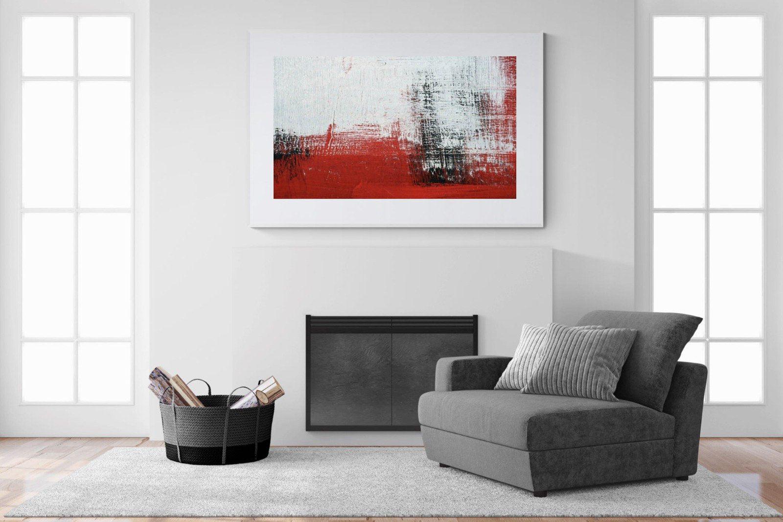 Red Earth-Wall_Art-150 x 100cm-Framed Print-White-Pixalot