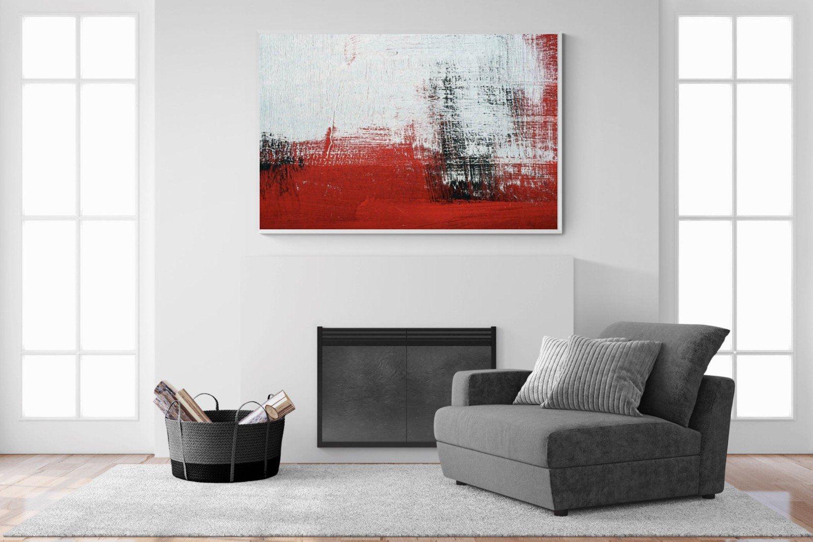 Red Earth-Wall_Art-150 x 100cm-Mounted Canvas-White-Pixalot