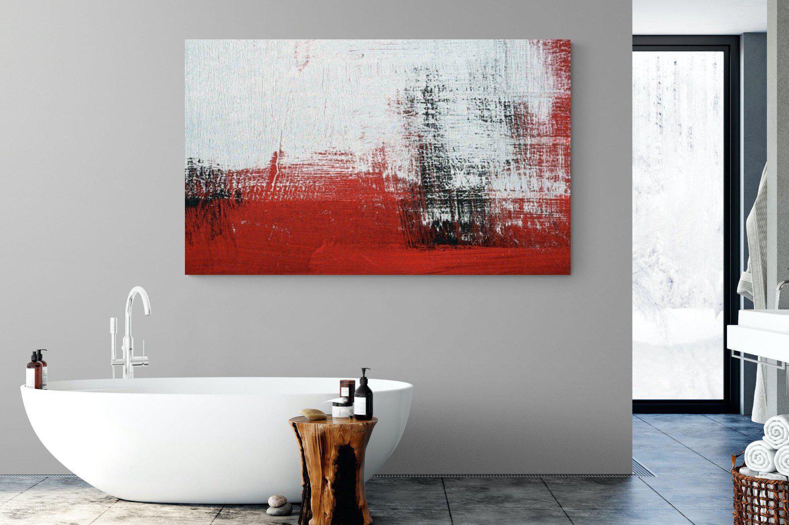 Red Earth-Wall_Art-180 x 110cm-Mounted Canvas-No Frame-Pixalot
