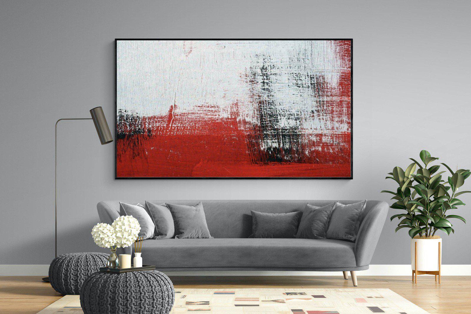 Red Earth-Wall_Art-220 x 130cm-Mounted Canvas-Black-Pixalot
