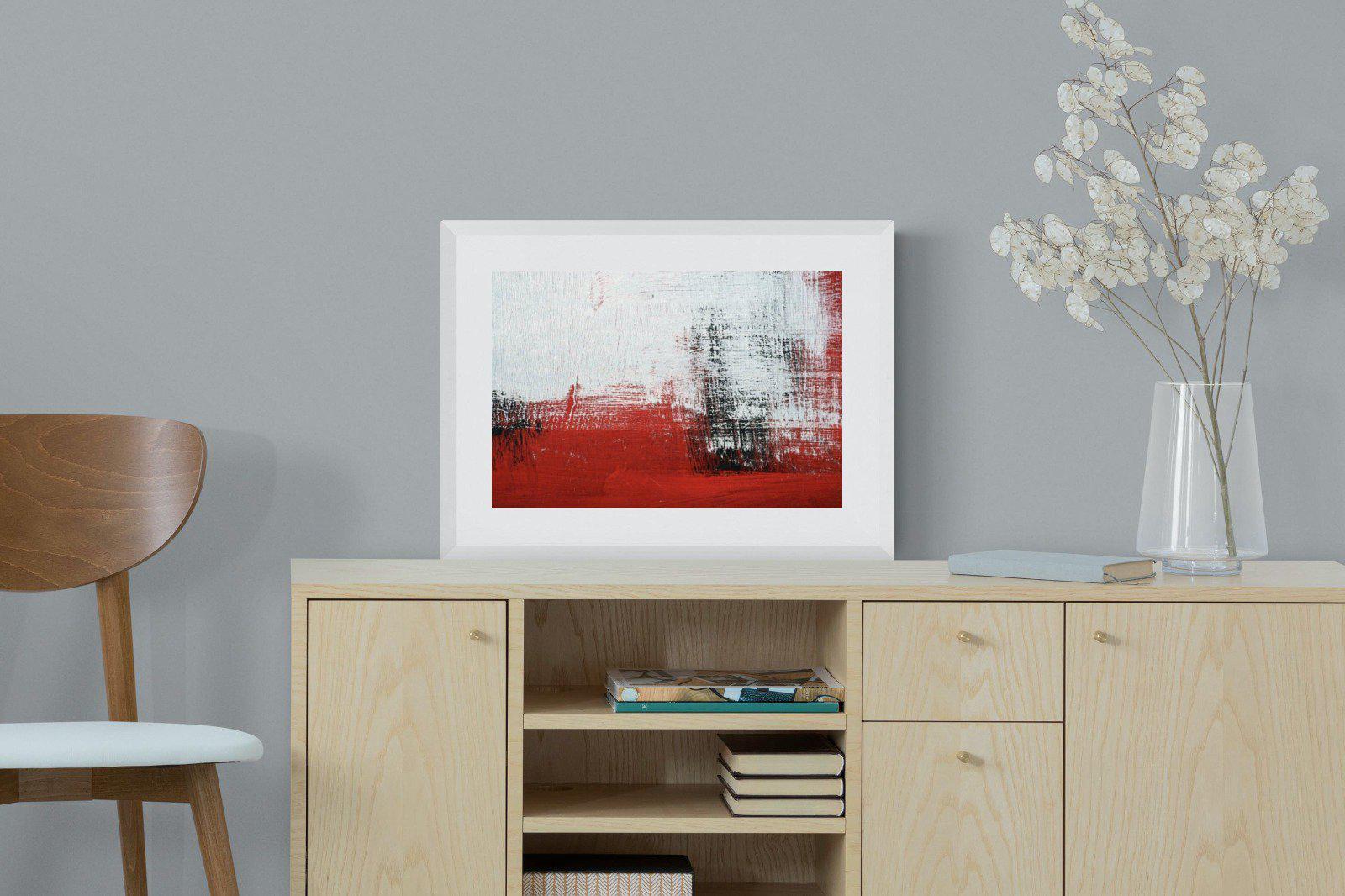 Red Earth-Wall_Art-60 x 45cm-Framed Print-White-Pixalot