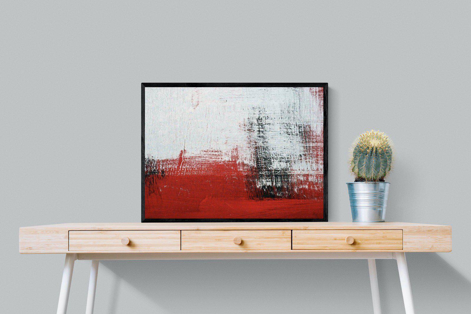 Red Earth-Wall_Art-80 x 60cm-Mounted Canvas-Black-Pixalot