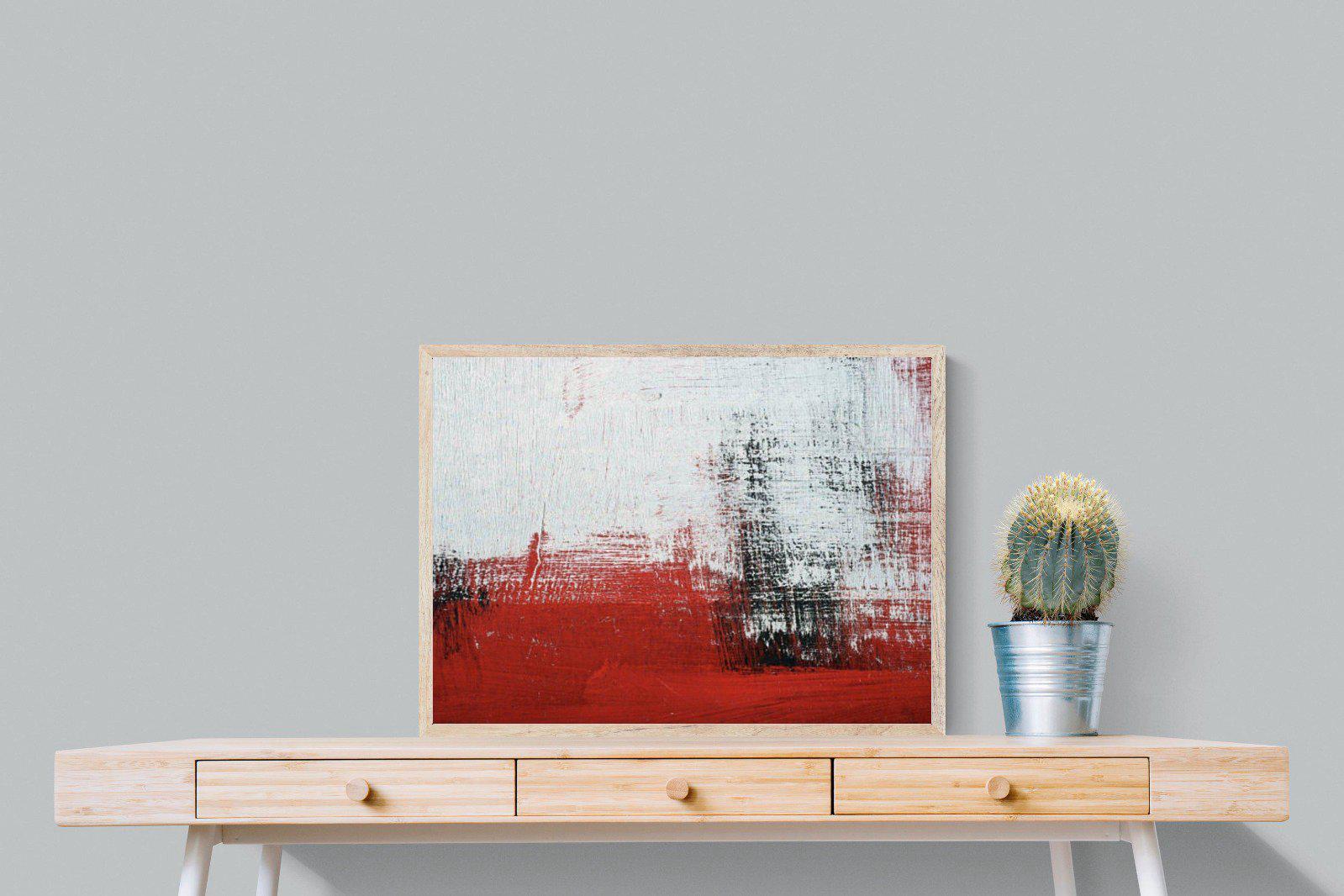 Red Earth-Wall_Art-80 x 60cm-Mounted Canvas-Wood-Pixalot
