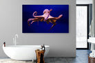 Red Octopus-Wall_Art-180 x 110cm-Mounted Canvas-No Frame-Pixalot