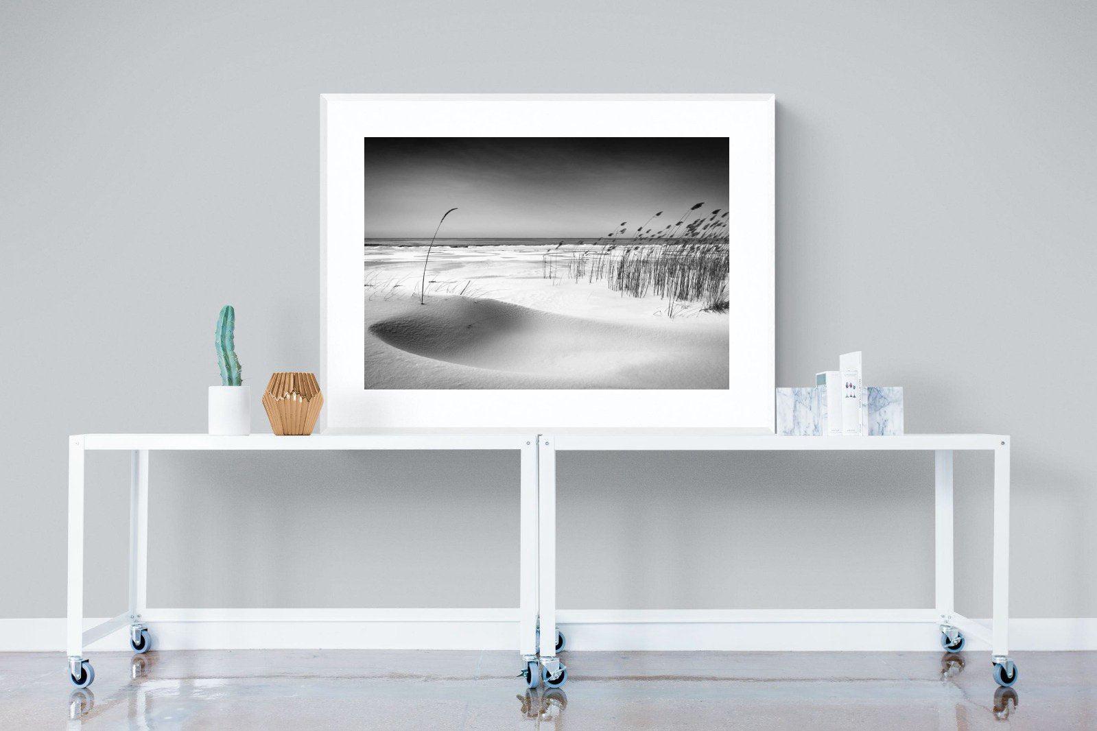 Reeds-Wall_Art-120 x 90cm-Framed Print-White-Pixalot