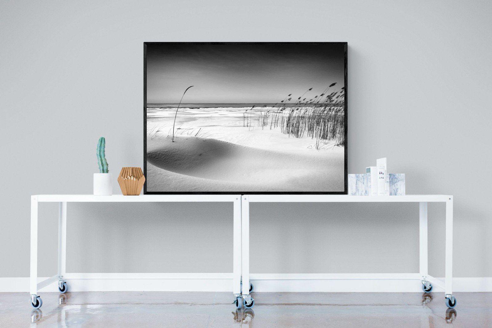 Reeds-Wall_Art-120 x 90cm-Mounted Canvas-Black-Pixalot