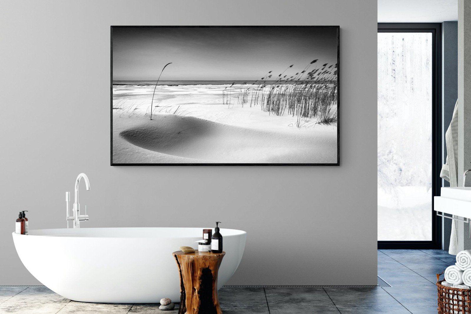 Reeds-Wall_Art-180 x 110cm-Mounted Canvas-Black-Pixalot