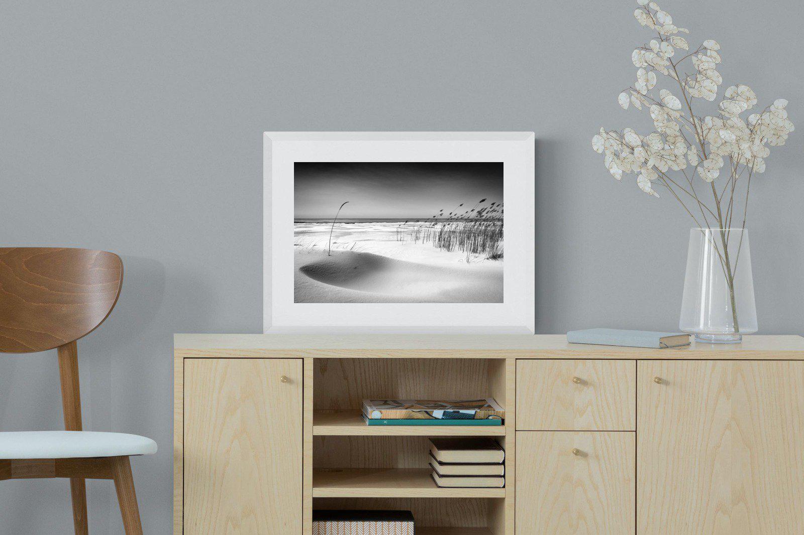 Reeds-Wall_Art-60 x 45cm-Framed Print-White-Pixalot