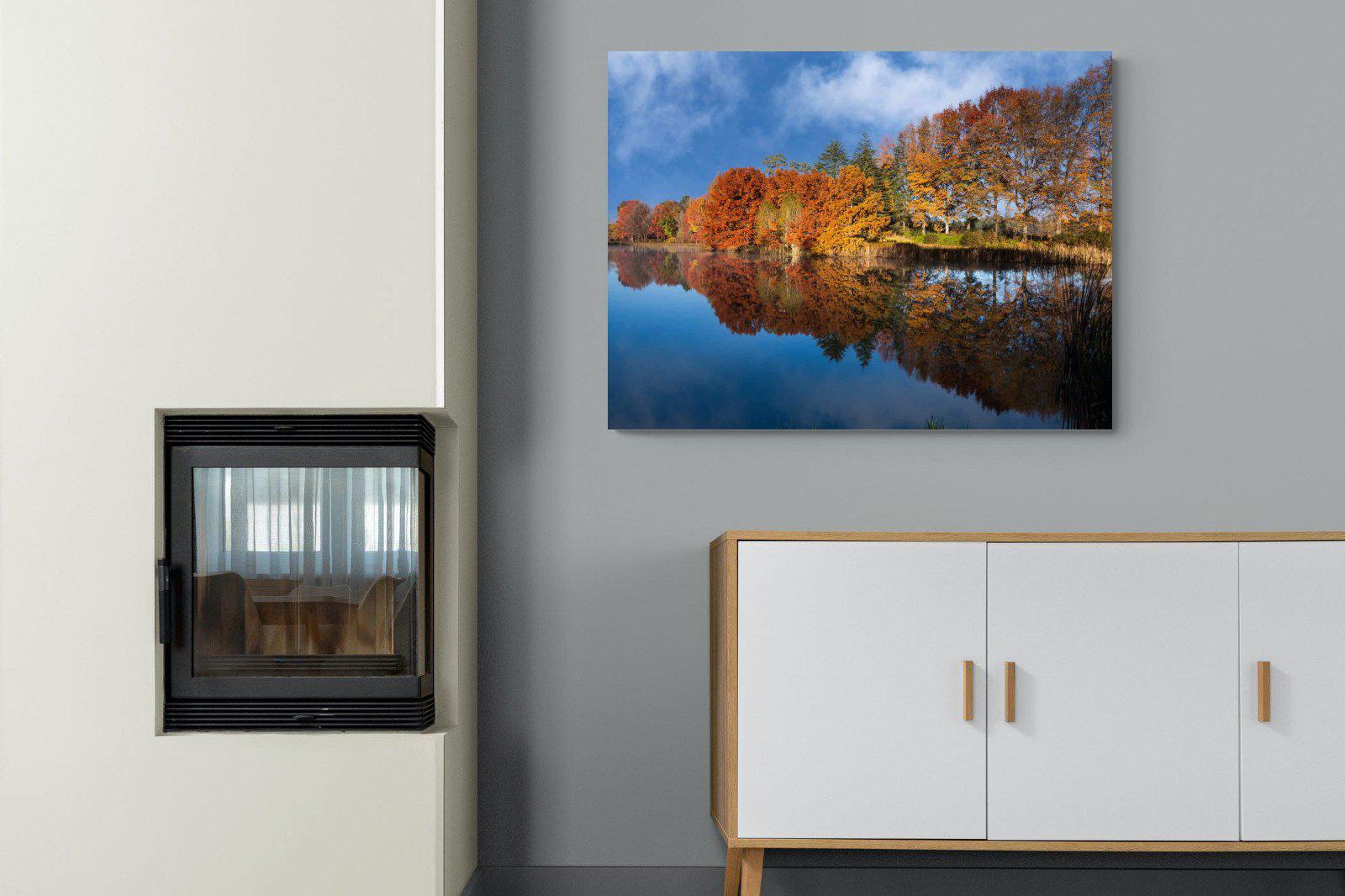 Reflection-Wall_Art-100 x 75cm-Mounted Canvas-No Frame-Pixalot