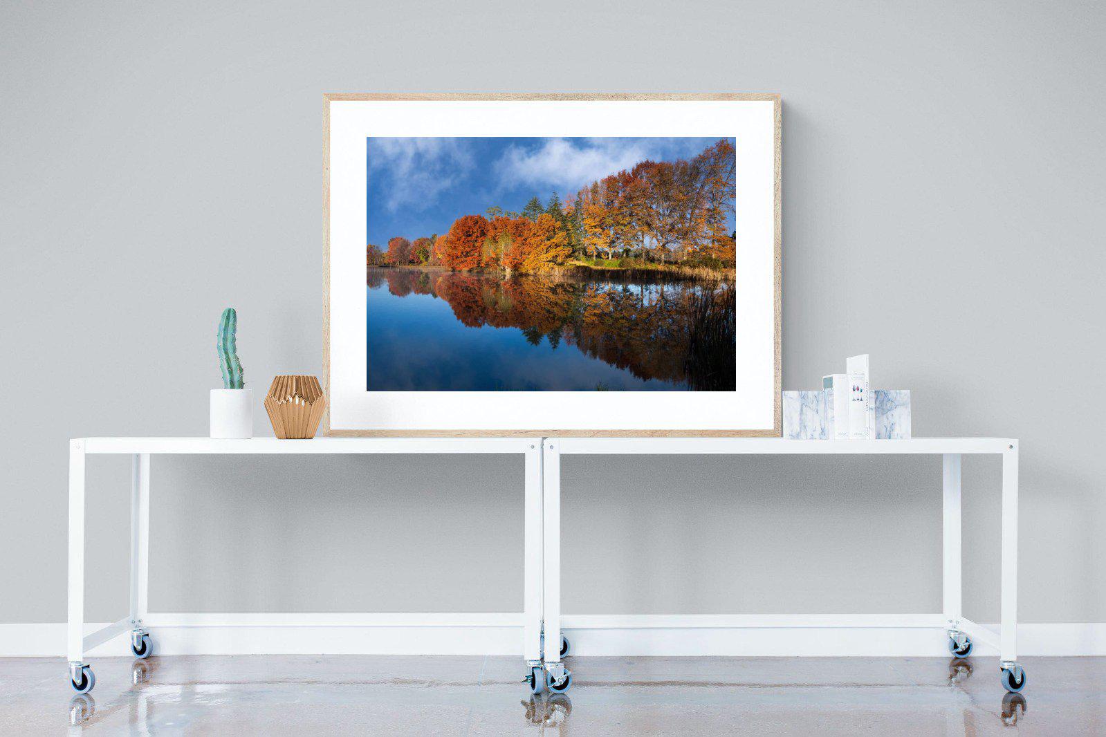 Reflection-Wall_Art-120 x 90cm-Framed Print-Wood-Pixalot
