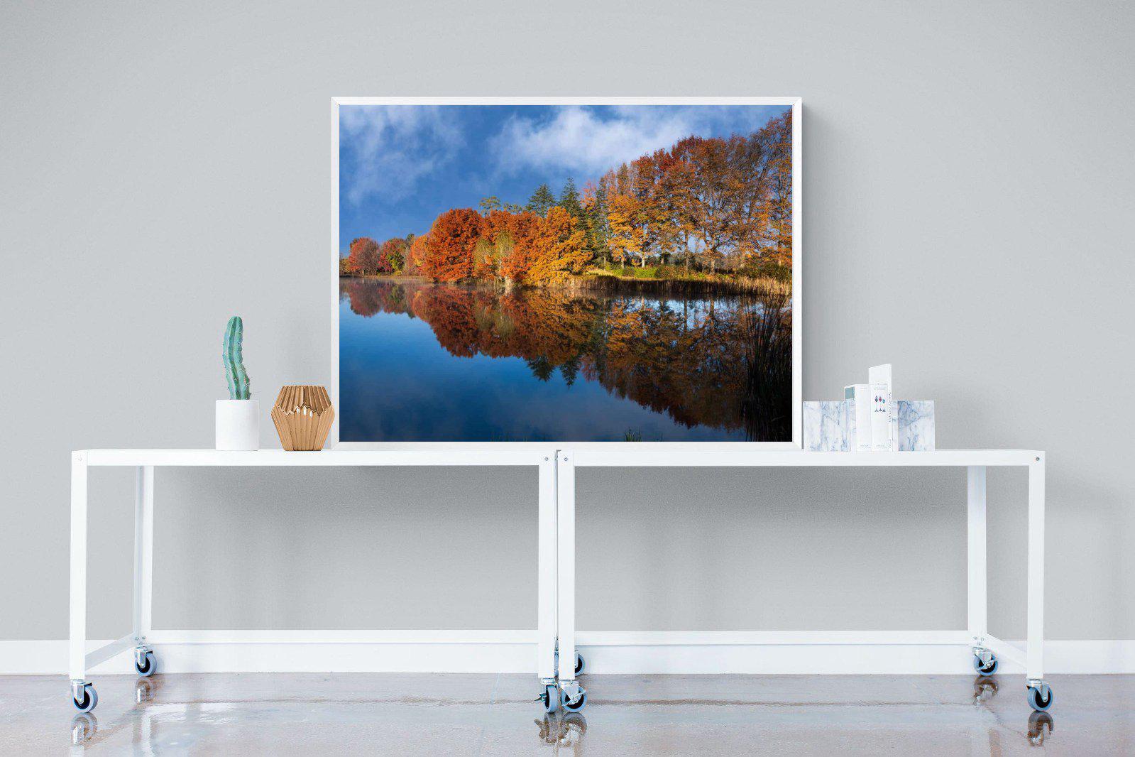 Reflection-Wall_Art-120 x 90cm-Mounted Canvas-White-Pixalot