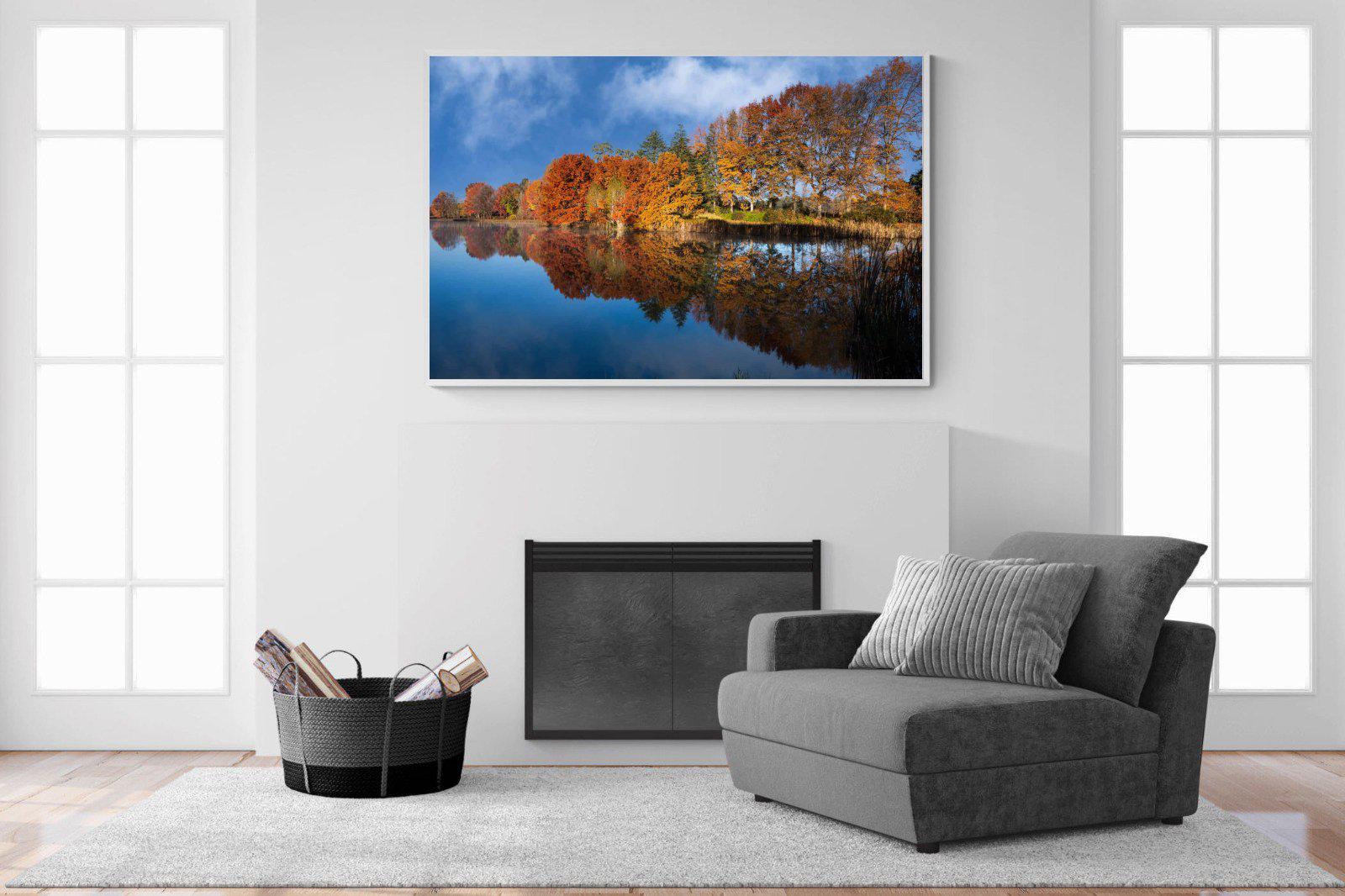 Reflection-Wall_Art-150 x 100cm-Mounted Canvas-White-Pixalot